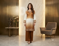 elegant, contemporary Pakistani/Indian three-piece salwar kameez suit